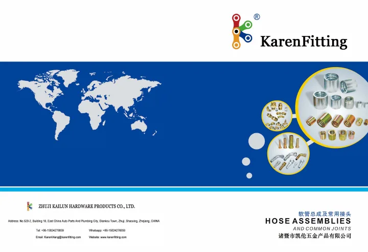 First page of KarenFitting Hydraulic Fittings Catalog 2020.pdf