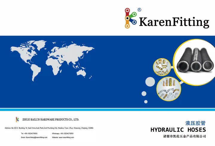 First page of KarenFitting Hydraulic Hoses Catalog 2023.pdf
